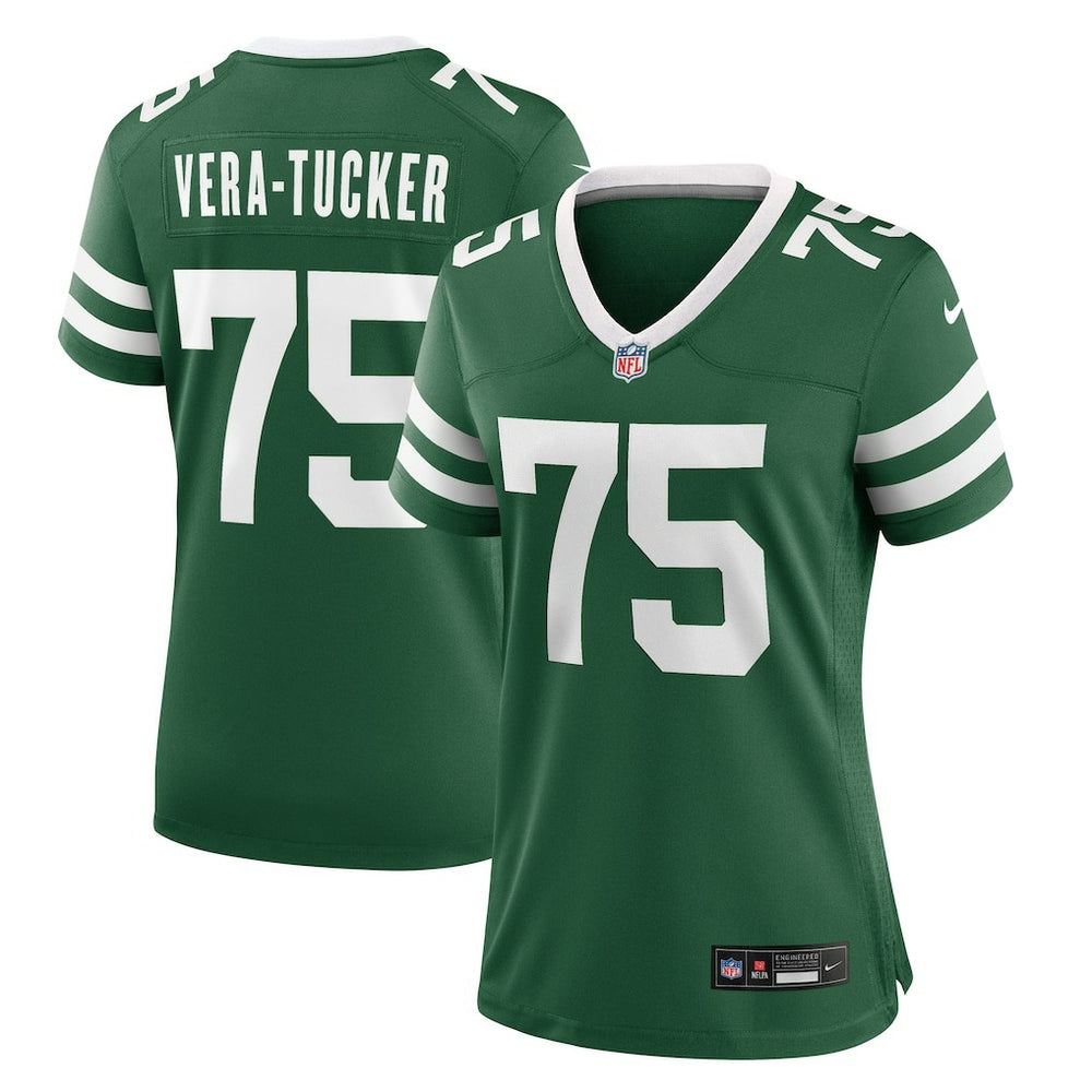 Alijah Vera-Tucker New York Jets Women's Game Jersey - Legacy Green online