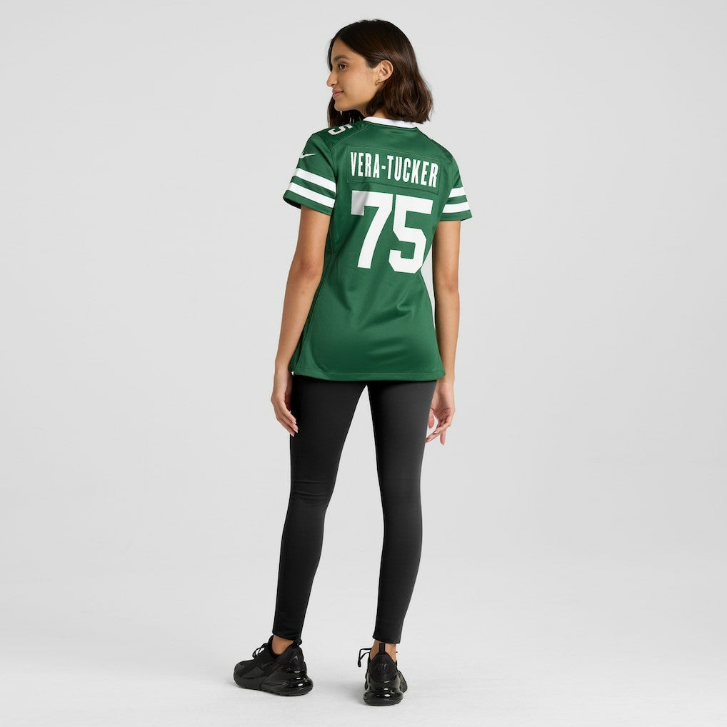 Alijah Vera-Tucker New York Jets Women's Game Jersey - Legacy Green online