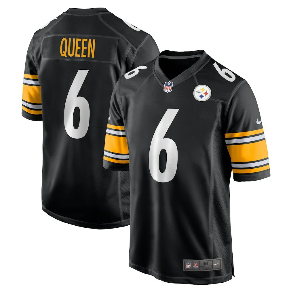 Patrick Queen Pittsburgh Steelers Game Jersey - Black on sale
