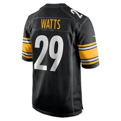 Ryan Watts Pittsburgh Steelers Game Jersey - Black outlet