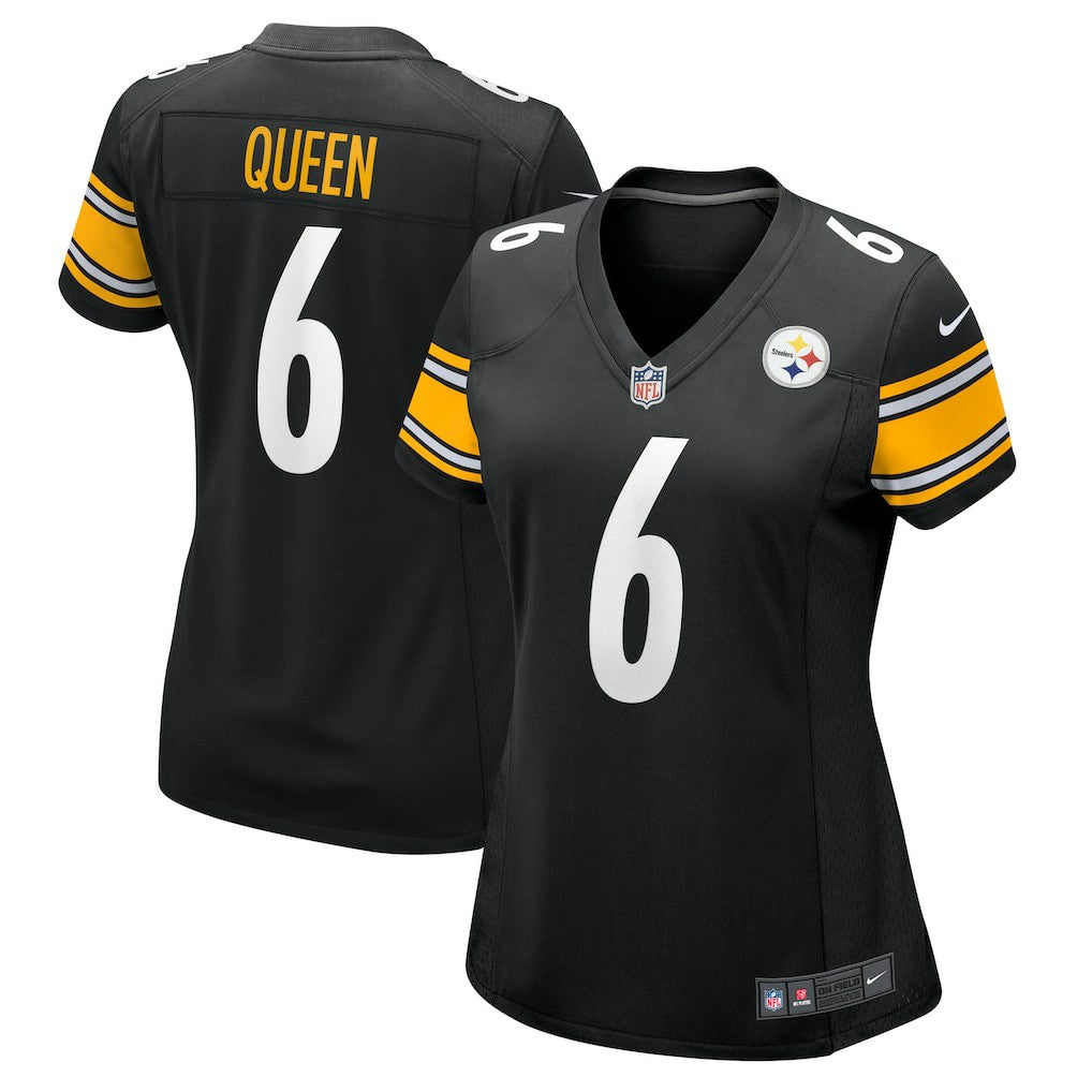 Patrick Queen Pittsburgh Steelers Women's Team Game Jersey - Black for sale