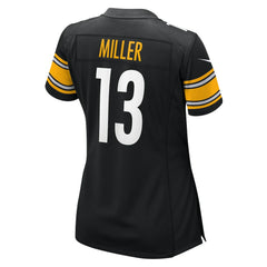 Scotty Miller Pittsburgh Steelers Women's Team Game Jersey - Black on sale