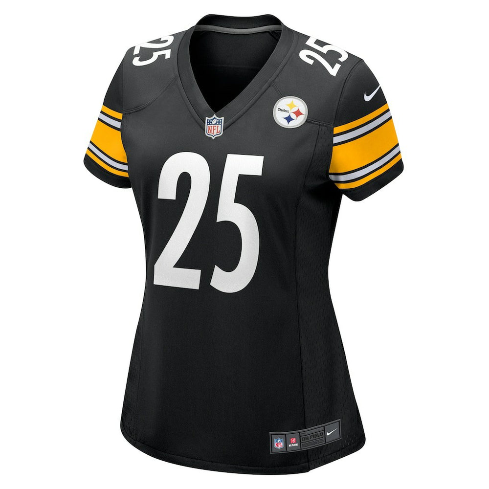 DeShon Elliott Pittsburgh Steelers Women's Team Game Jersey - Black cheap