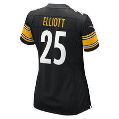 DeShon Elliott Pittsburgh Steelers Women's Team Game Jersey - Black cheap