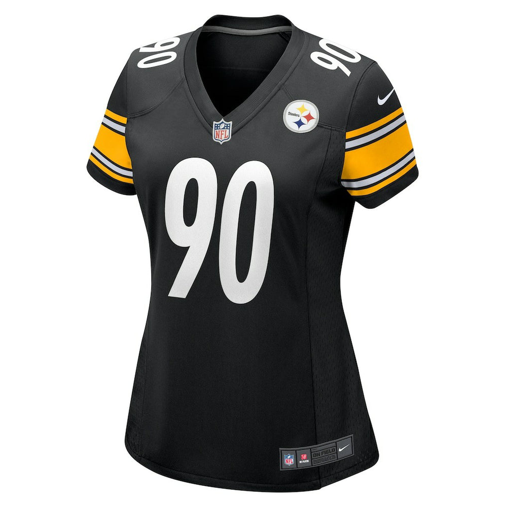 T.J. Watt Pittsburgh Steelers Women's Team Game Jersey - Black on sale
