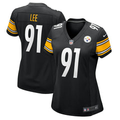 Logan Lee Pittsburgh Steelers Women's Team Game Jersey - Black online