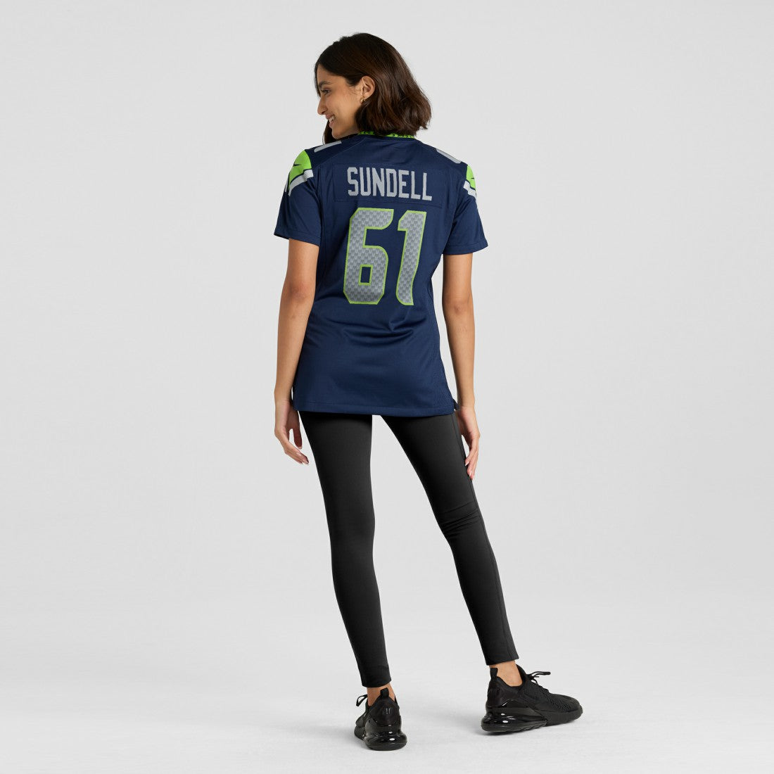 Jalen Sundell Seattle Seahawks Women's Team Game Jersey - College Navy discount