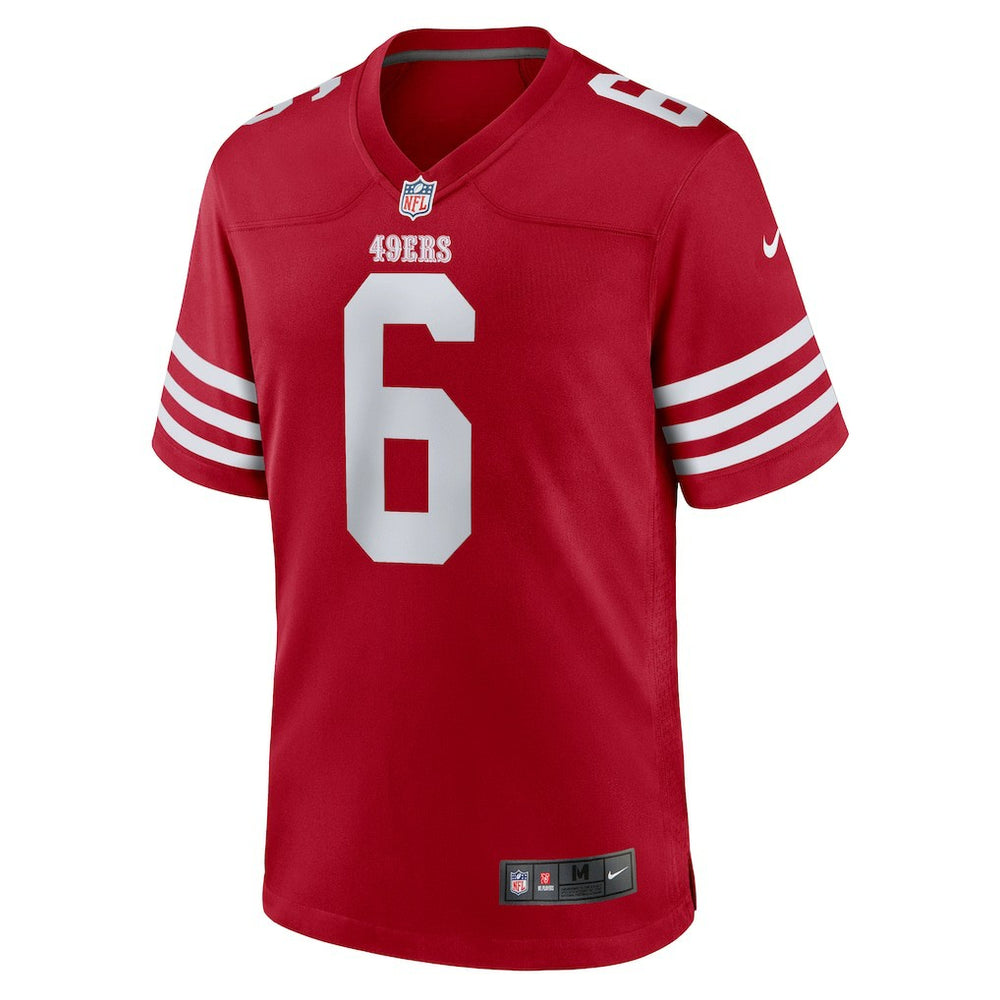 Malik Mustapha San Francisco 49ers Game Jersey - Scarlet outlet