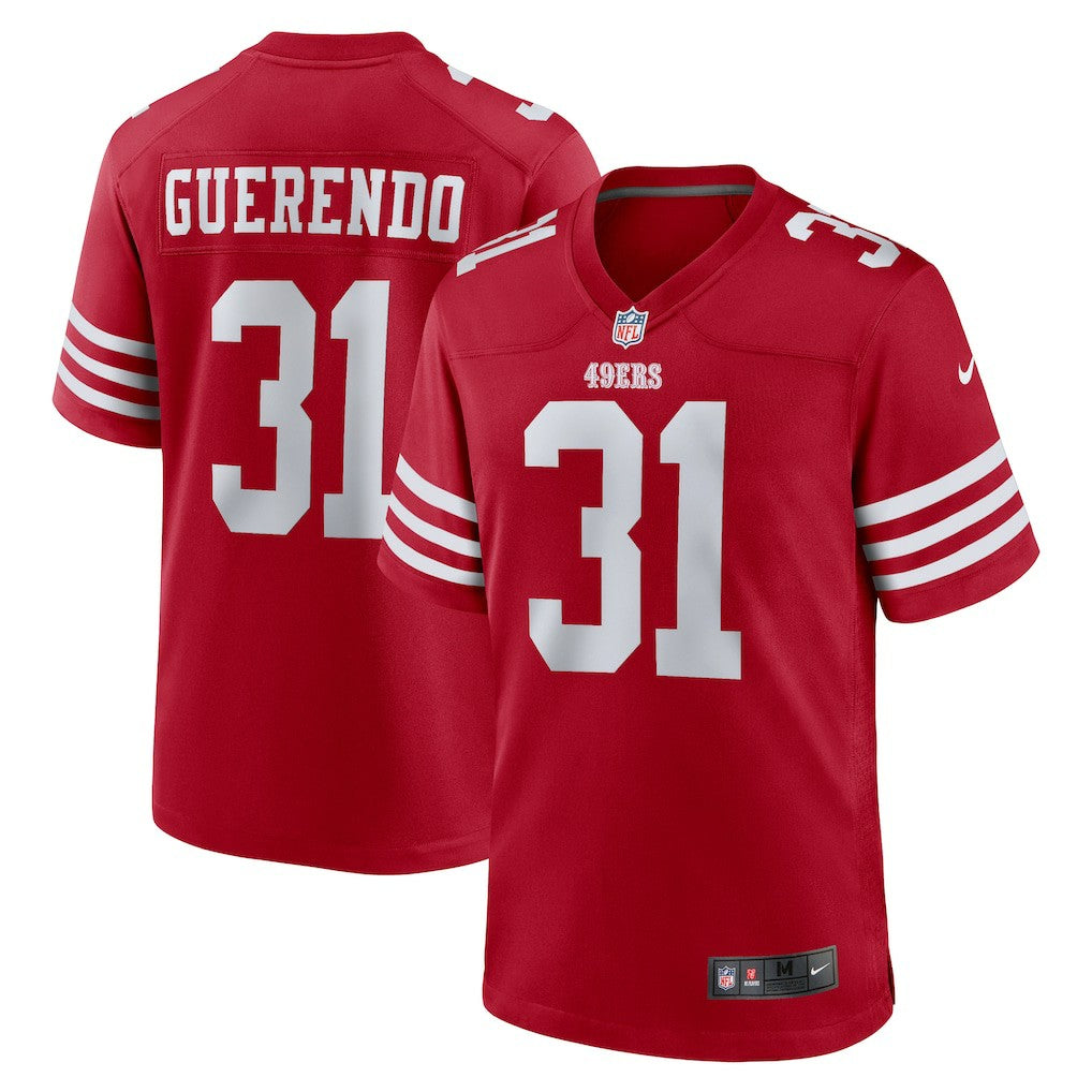 Isaac Guerendo San Francisco 49ers Game Jersey - Scarlet outlet