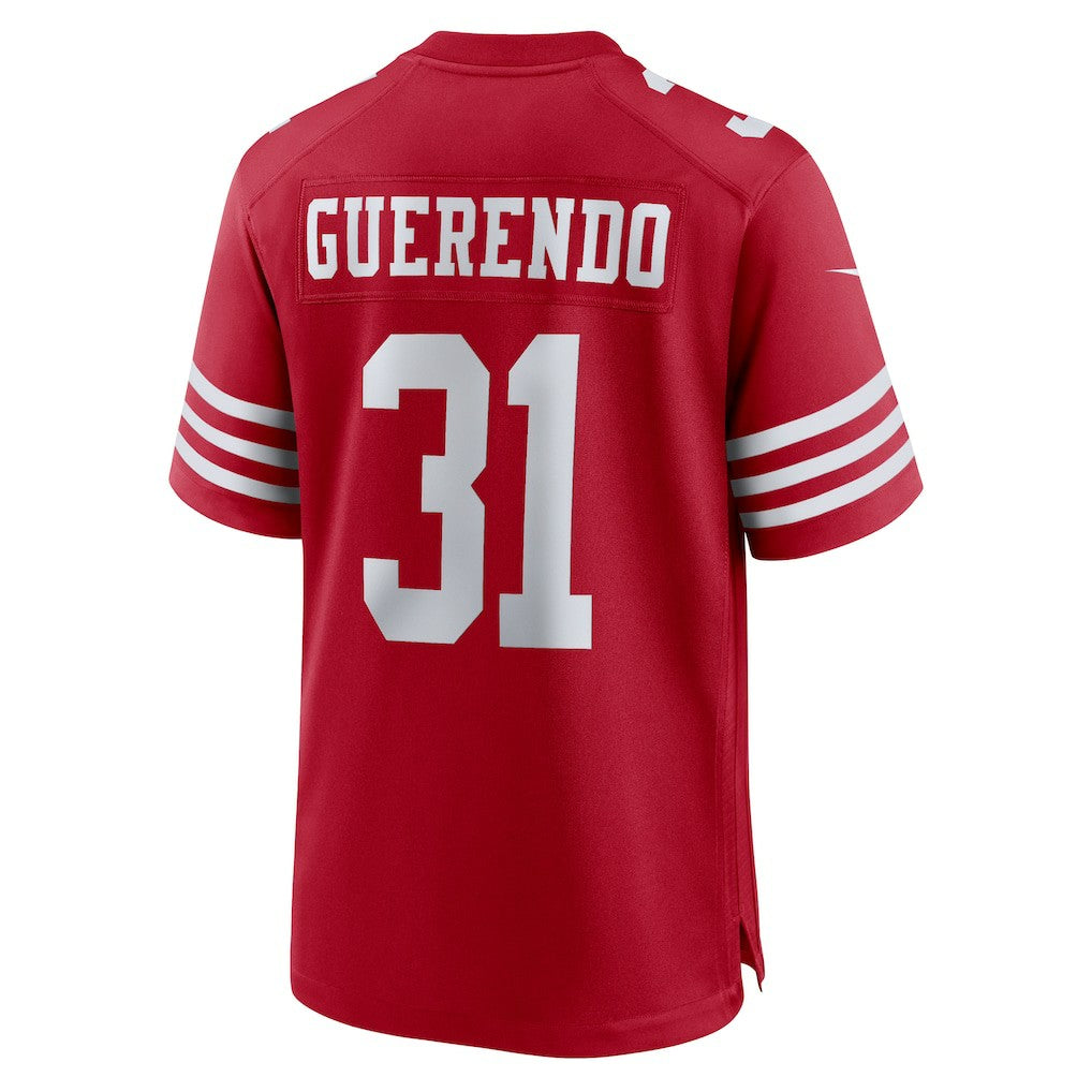 Isaac Guerendo San Francisco 49ers Game Jersey - Scarlet outlet