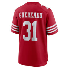 Isaac Guerendo San Francisco 49ers Game Jersey - Scarlet outlet