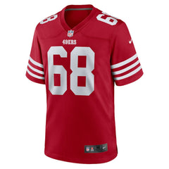 Colton McKivitz San Francisco 49ers Game Jersey - Scarlet for sale