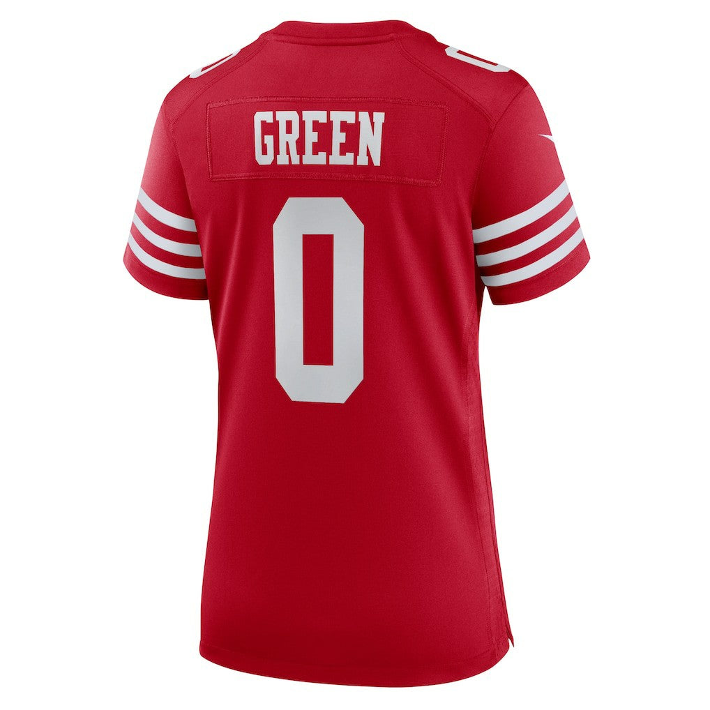 Renardo Green San Francisco 49ers Women's Team Game Jersey - Scarlet discount
