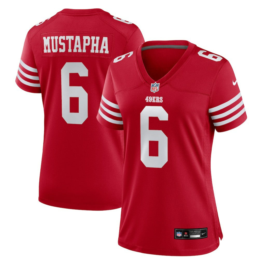 Malik Mustapha San Francisco 49ers Women's Team Game Jersey - Scarlet discount