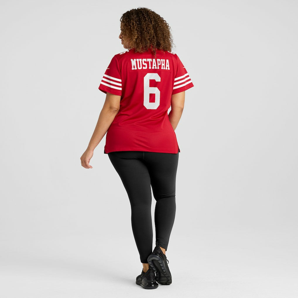 Malik Mustapha San Francisco 49ers Women's Team Game Jersey - Scarlet discount