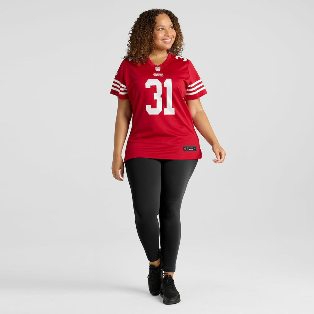 Isaac Guerendo San Francisco 49ers Women's Team Game Jersey - Scarlet online