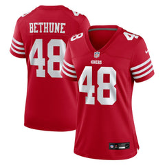 Tatum Bethune San Francisco 49ers Women's Team Game Jersey - Scarlet discount
