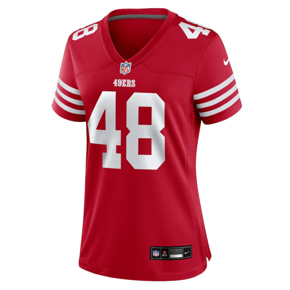 Tatum Bethune San Francisco 49ers Women's Team Game Jersey - Scarlet discount