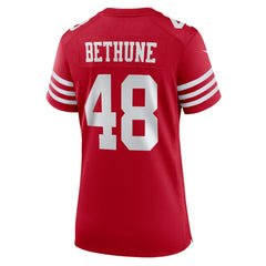 Tatum Bethune San Francisco 49ers Women's Team Game Jersey - Scarlet discount