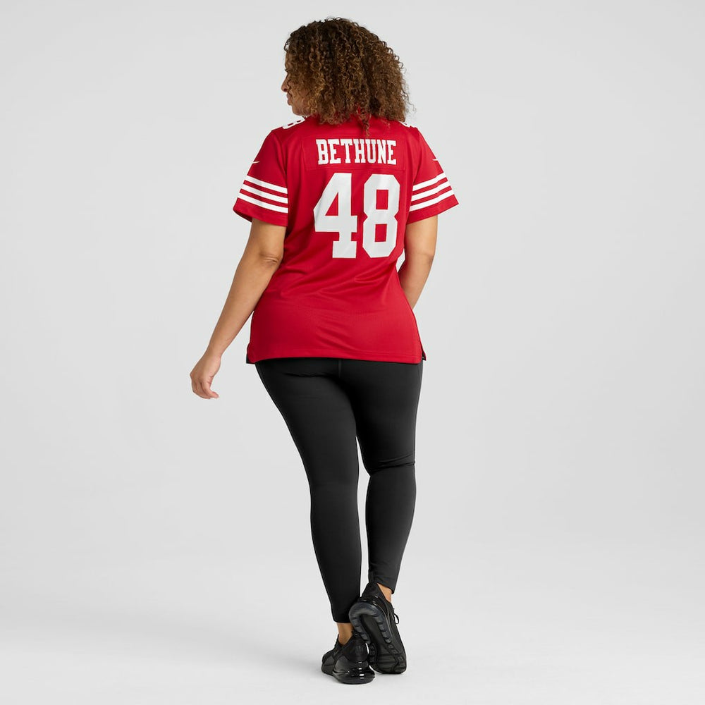Tatum Bethune San Francisco 49ers Women's Team Game Jersey - Scarlet discount