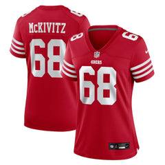 Colton McKivitz San Francisco 49ers Women's Team Game Jersey - Scarlet discount