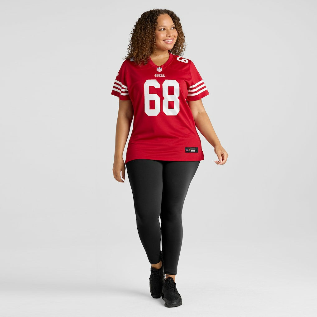 Colton McKivitz San Francisco 49ers Women's Team Game Jersey - Scarlet discount