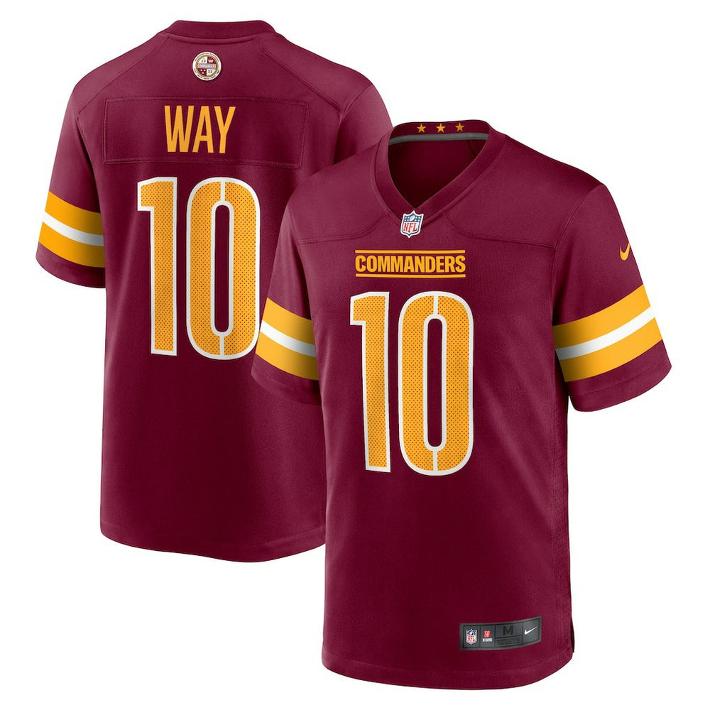 Tress Way Washington Commanders Game Jersey - Burgundy online
