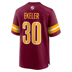 Austin Ekeler Washington Commanders Game Jersey - Burgundy cheap