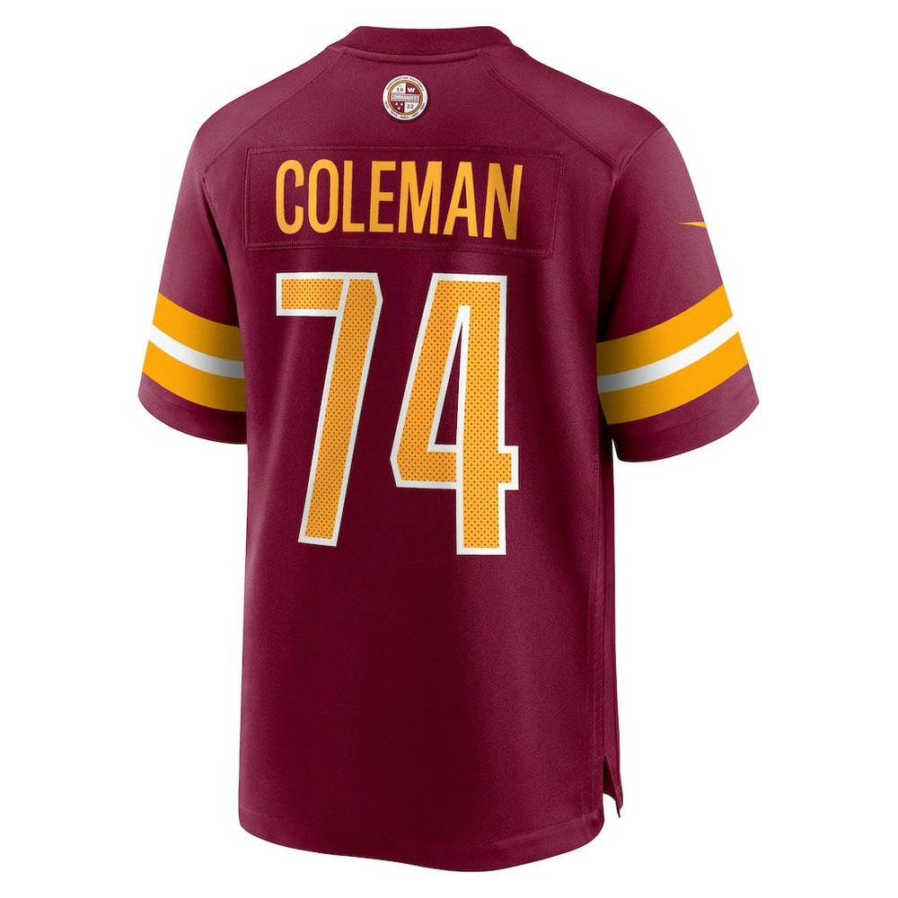 Brandon Coleman Washington Commanders Game Jersey - Burgundy on sale