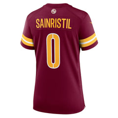 Mike Sainristil Washington Commanders Women's Team Game Jersey - Burgundy cheap