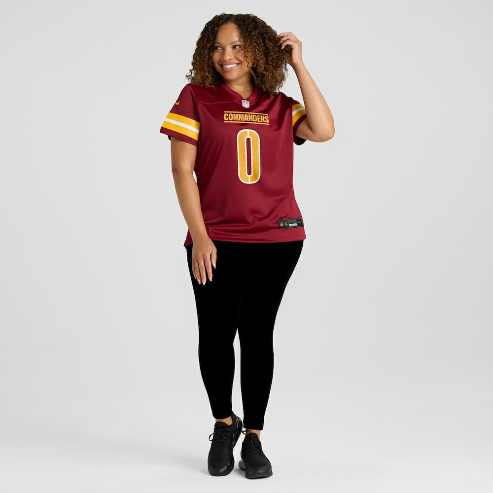 Mike Sainristil Washington Commanders Women's Team Game Jersey - Burgundy cheap