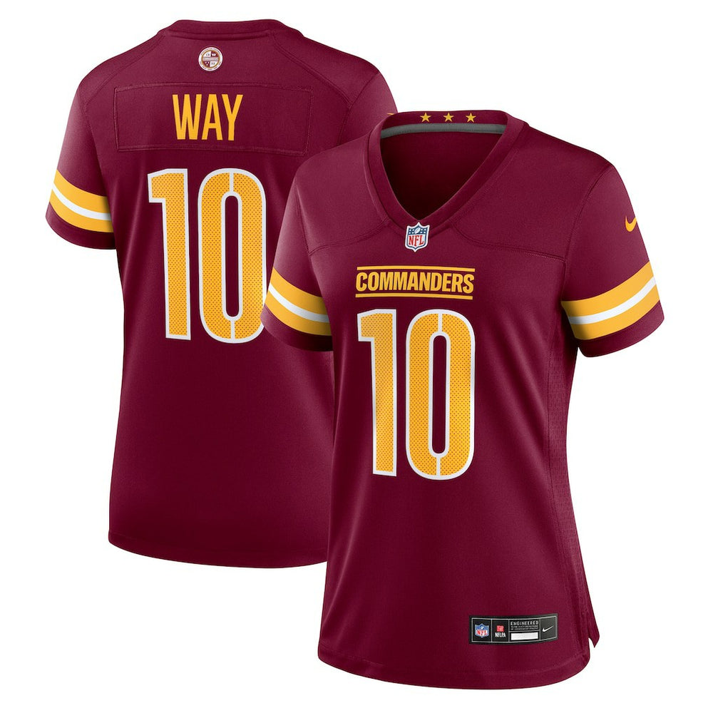 Tress Way Washington Commanders Women's Team Game Jersey - Burgundy cheap