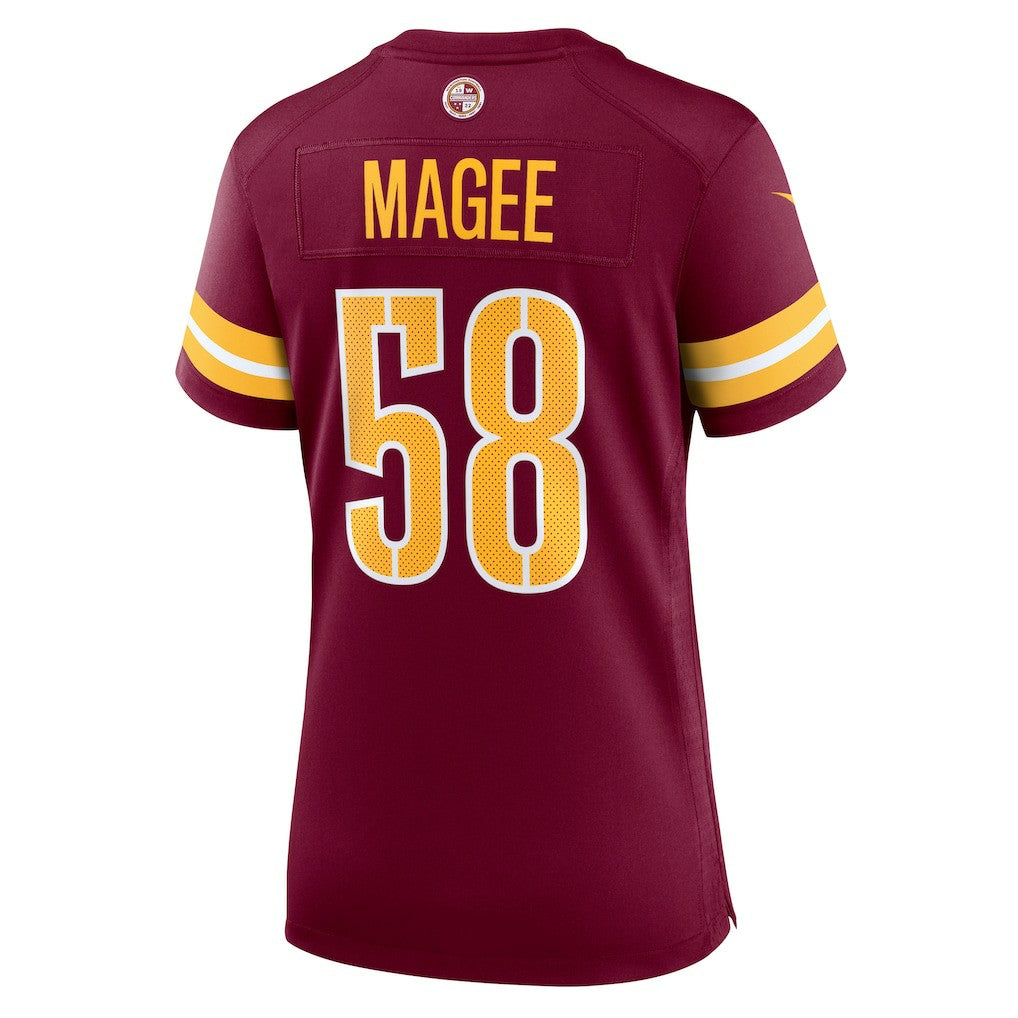 Jordan Magee Washington Commanders Women's Team Game Jersey - Burgundy online