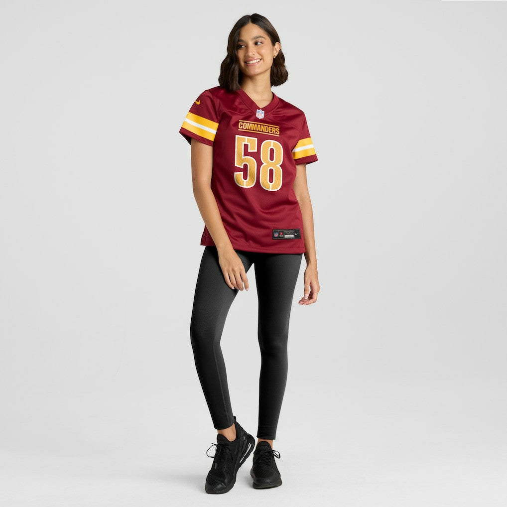 Jordan Magee Washington Commanders Women's Team Game Jersey - Burgundy online