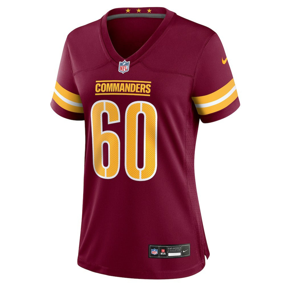 Michael Deiter Washington Commanders Women's Team Game Jersey - Burgundy on sale