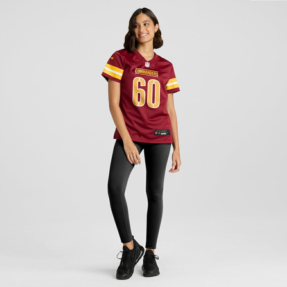 Michael Deiter Washington Commanders Women's Team Game Jersey - Burgundy on sale