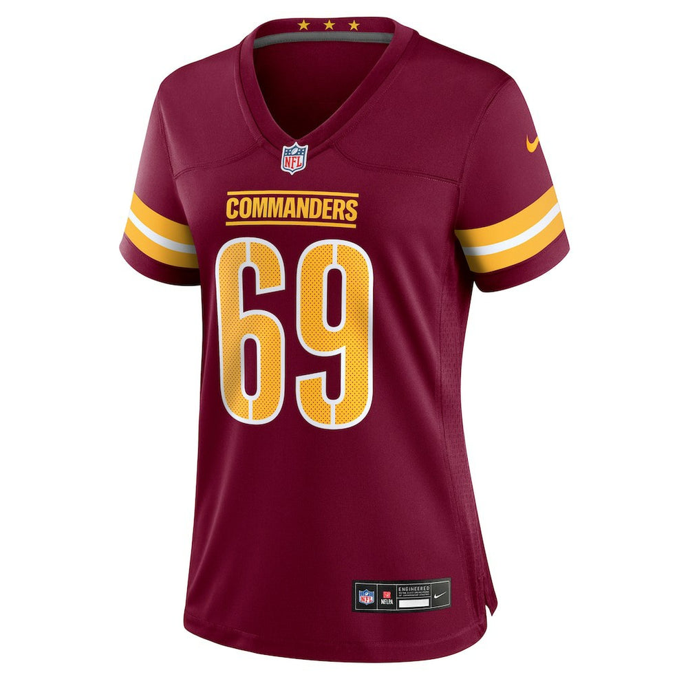 Tyler Ott Washington Commanders Women's Team Game Jersey - Burgundy on sale