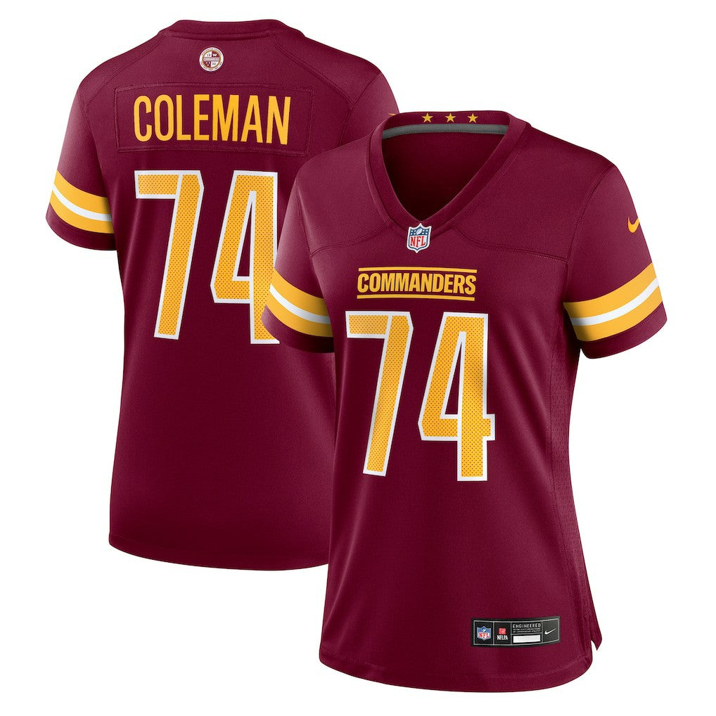 Brandon Coleman Washington Commanders Women's Team Game Jersey - Burgundy outlet