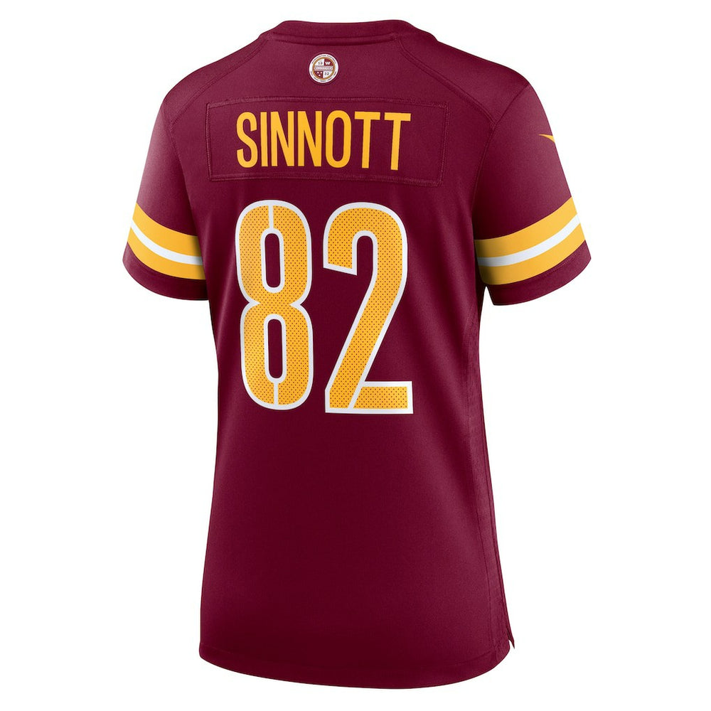 Ben Sinnott Washington Commanders Women's Team Game Jersey - Burgundy sale