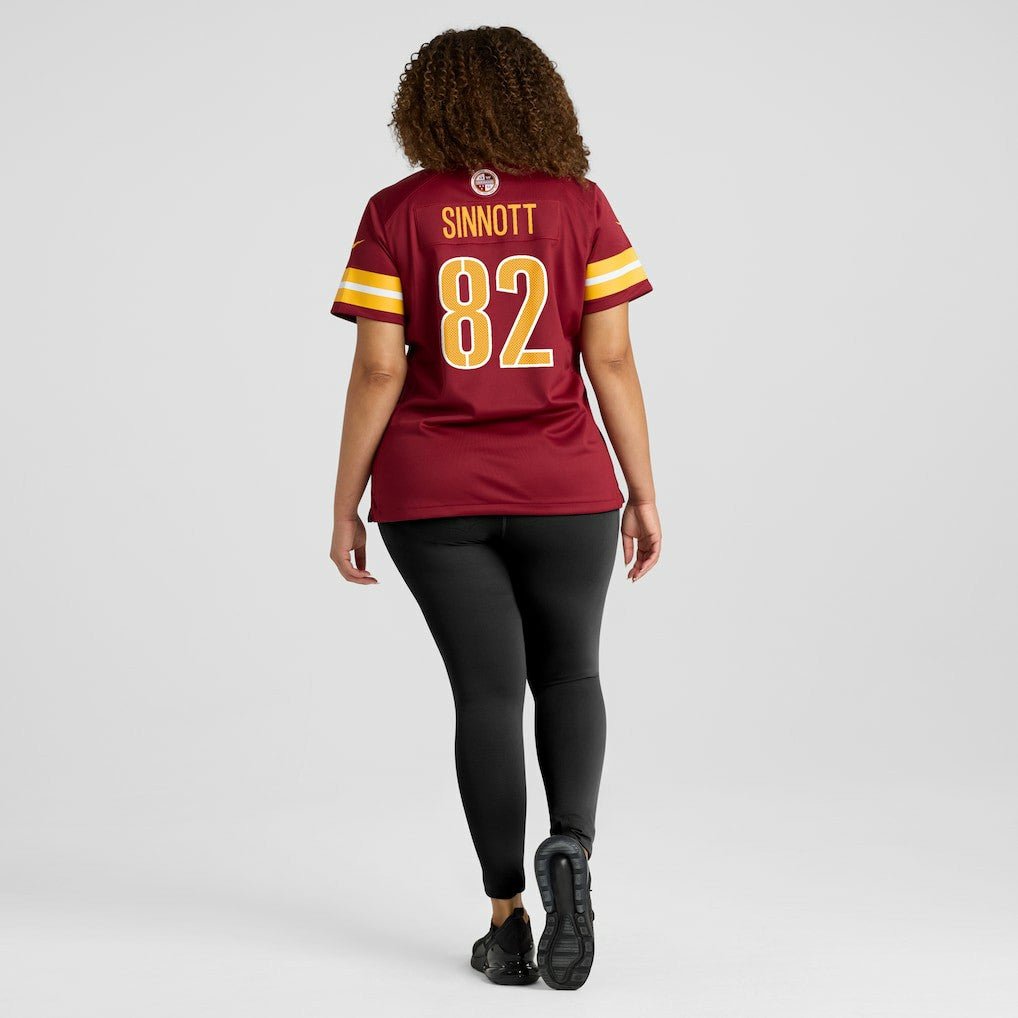 Ben Sinnott Washington Commanders Women's Team Game Jersey - Burgundy sale