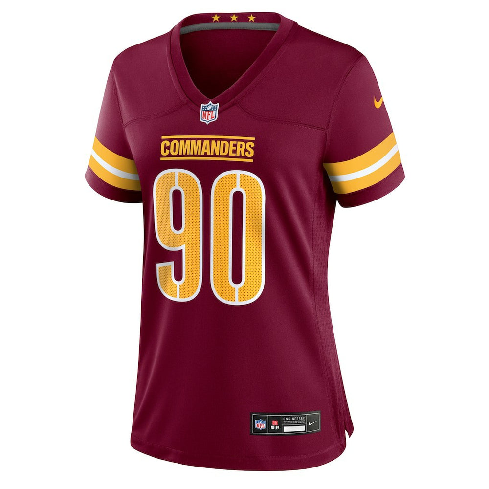 Javontae Jean-Baptiste Washington Commanders Women's Team Game Jersey - Burgundy outlet