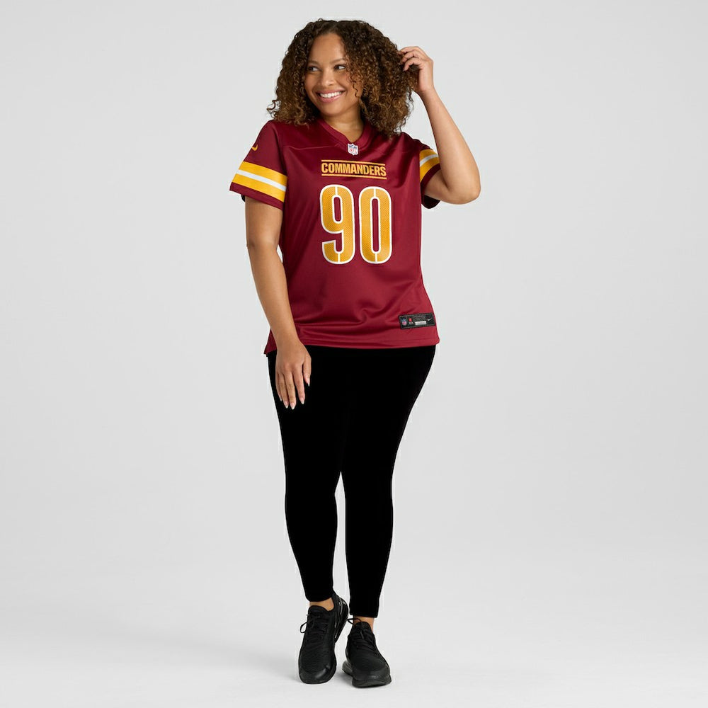 Javontae Jean-Baptiste Washington Commanders Women's Team Game Jersey - Burgundy outlet