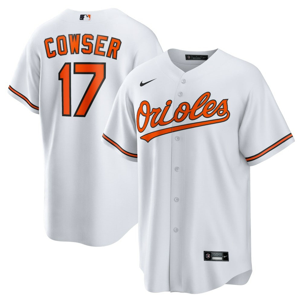 Colton Cowser Baltimore Orioles Home Replica Jersey White