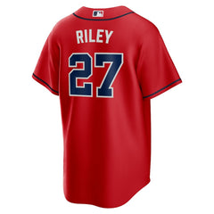 Austin Riley Atlanta Braves Alternate 2 Replica Jersey Red
