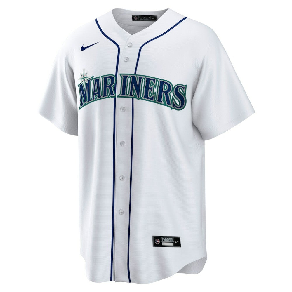Cal Raleigh Seattle Mariners Home Replica Player Jersey White