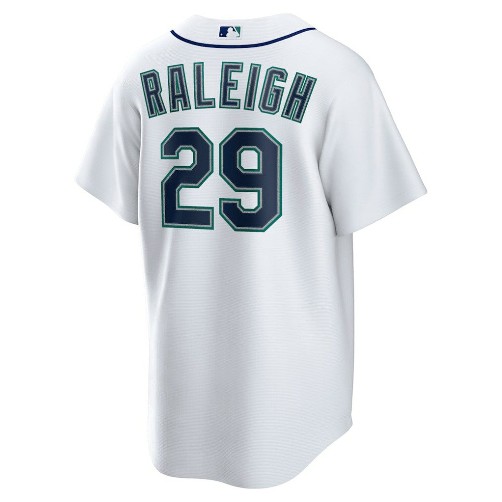 Cal Raleigh Seattle Mariners Home Replica Player Jersey White