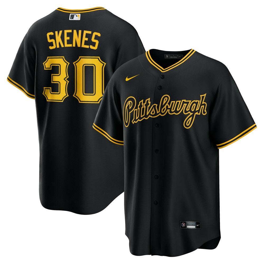 Paul Skenes Pittsburgh Pirates Alternate 2 Replica Jersey Black