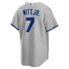 Bobby Witt Jr. Kansas City Royals Road Replica Jersey Gray