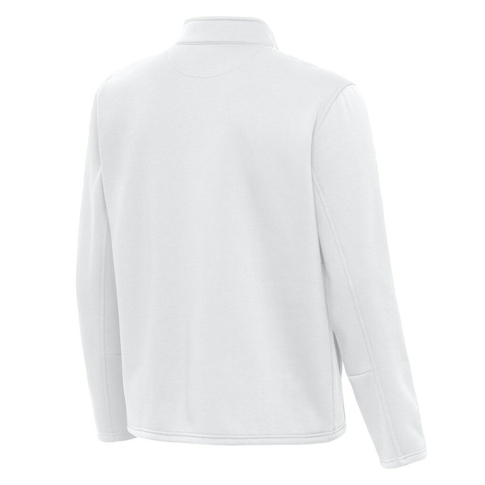 Indianapolis Colts Antigua Twist Quarter-Zip Pullover Jacket - White on sale