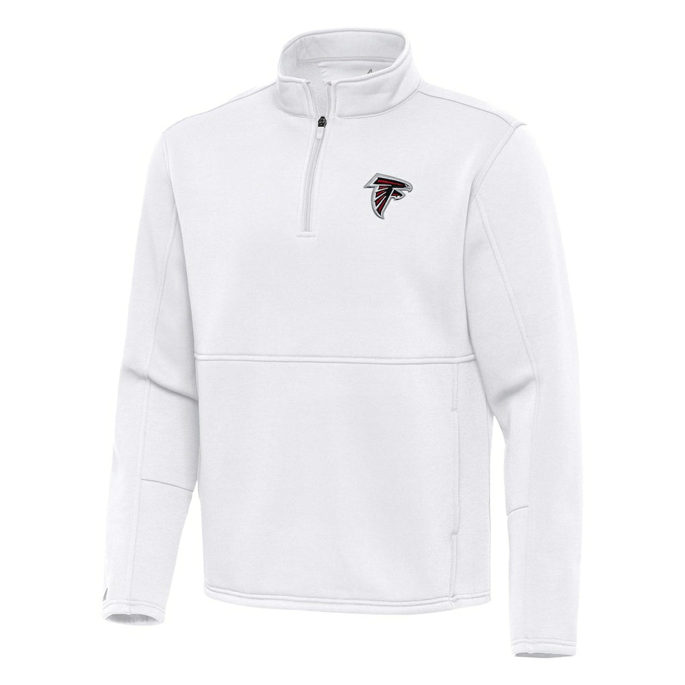 Atlanta Falcons Antigua Twist Quarter-Zip Pullover Jacket - White discount